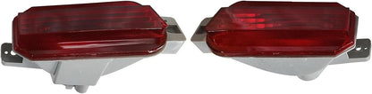 ya 7 8.24 baidi 2-pcs Rear Bumper Fog Lights Tail Lamp Reflector Fit for Honda Crosstour 2010