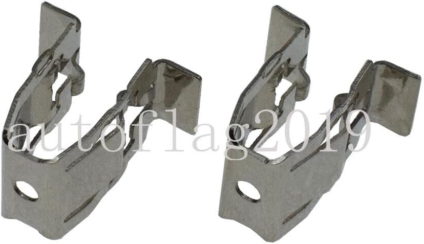 ya 4 8.24 baidi 2 Pack Interior Roof Buckle Handle Fixing Iron Clip for Audi A4 B8 B9 A6 C6 C7 Q5