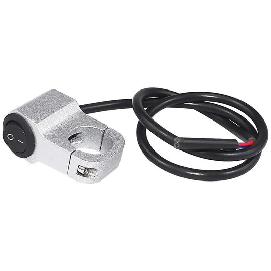 ya 12 10.8 zhengce Silver 12V Motorcycle Switch Handlebar 22mm Motorcycle Switch On/Off Button