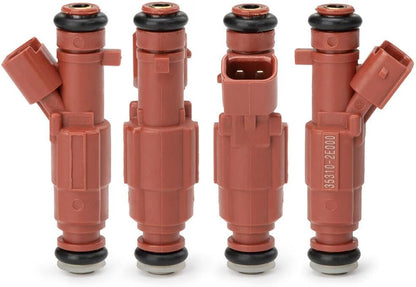 ya 10 9.16 baidi 4Pcs 353102E000 Fuel Injector For 2011-2019 for Elantra for Veloster Forte Soul 1.8 2.0L