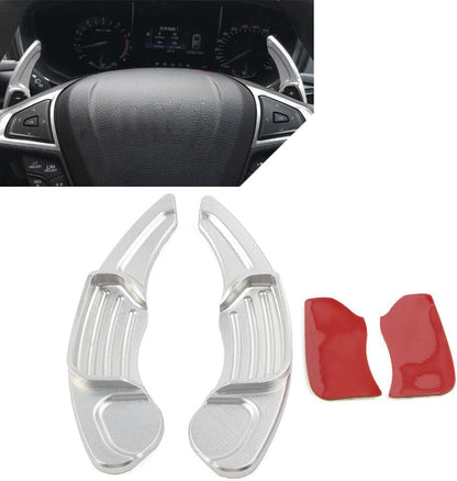 ya 4 8.8.2 for Ford Fusion Silver Steering Wheel Shift Paddle Shifter Extension