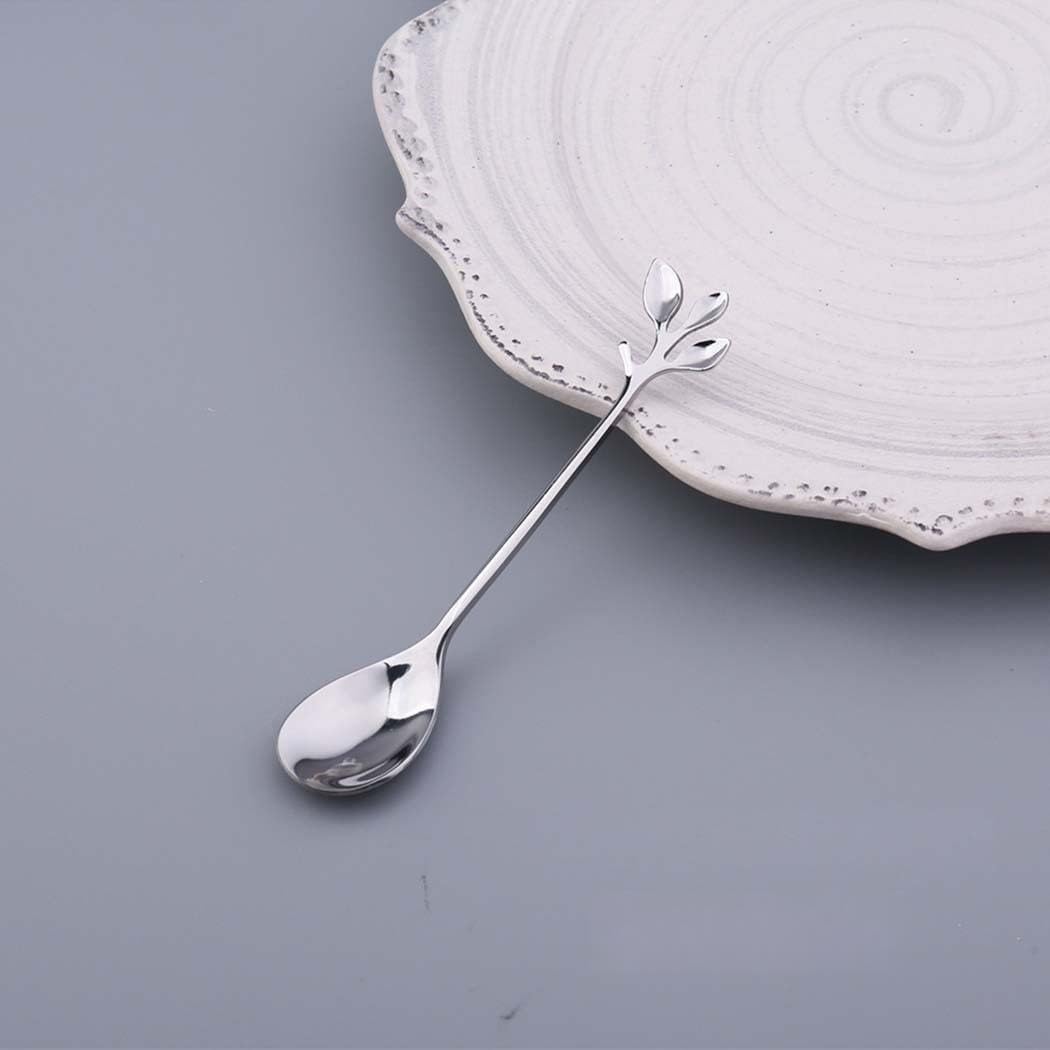ya 14 9.20 baidi Spoon Dessert Desserts Seafood Stainless Steel Cocktail Coffee Creative-1