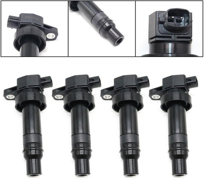 ya 4 8.8.2 4PCS for Kia Soul for Hyundai Accent for Veloster Rio 1.6L L4 27301-2B010 Ignition Coils