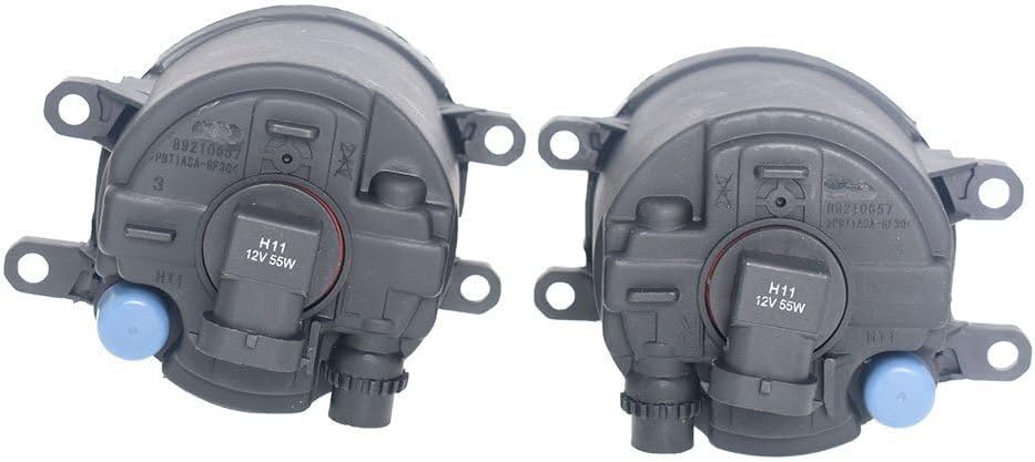 ya 9 10.24 Clear Front Bumper Fog Light Kit Switch for 2007-2009 for Toyota Camry -