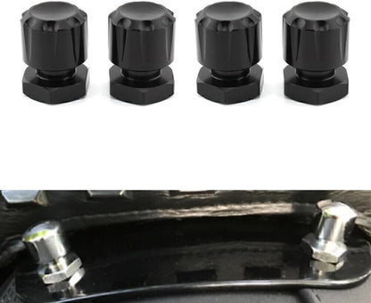 ya 4 8.8.2 for Harley Road King Road Glide Softai Fat Boy Black 4x Solo Mounting Nuts Bolts