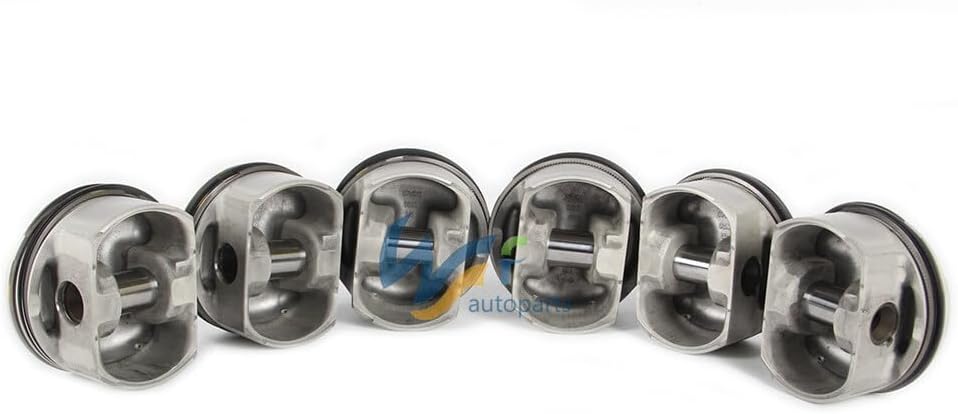 ya 4 8.24 baidi 3.2L 6pcs Pistons & Rings Kit Fit for Audi for A4 A6 for A8 06E107065CK AUK BKH BYU
