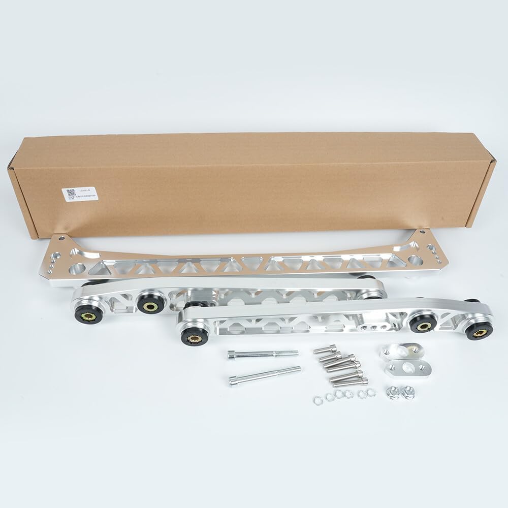 ya 13 9.15 baidi Silver Billet Rear Lower Control Arms + Subf for Ram e Brace for Honda for Civic EK 96-00