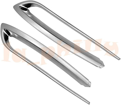 ya 27 10.13 baidi For 2014-16 for BMW 528i 535d 535i 550i Rear LH&RH Outer Right Bumper Molding Chrome