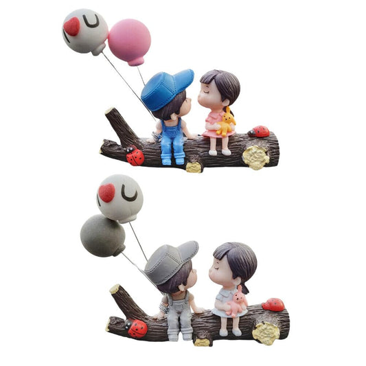 ya 5 8.10 Cute Dashboard Ornament Lovely Couple Kissing Boy Girl Ornament Interior