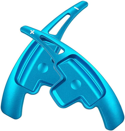 ya 10 9.16 zhengce Steering Wheel Paddle Shift Extension Blue for M-Benz A B E R M GLK SLK Cla