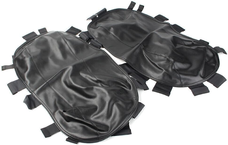 ya 12 10.8 baidi for Harley Touring Street Electra Glide 2014-up Black Saddlebag Lid Bra Covers
