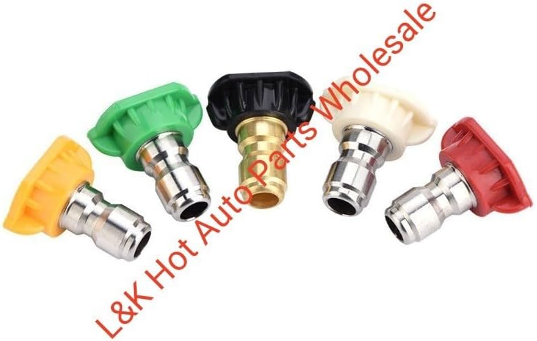 ya 28 10.13 baidi 5pcs Pressure Washer Tips Nozzles Quick Connect 1/4 Set