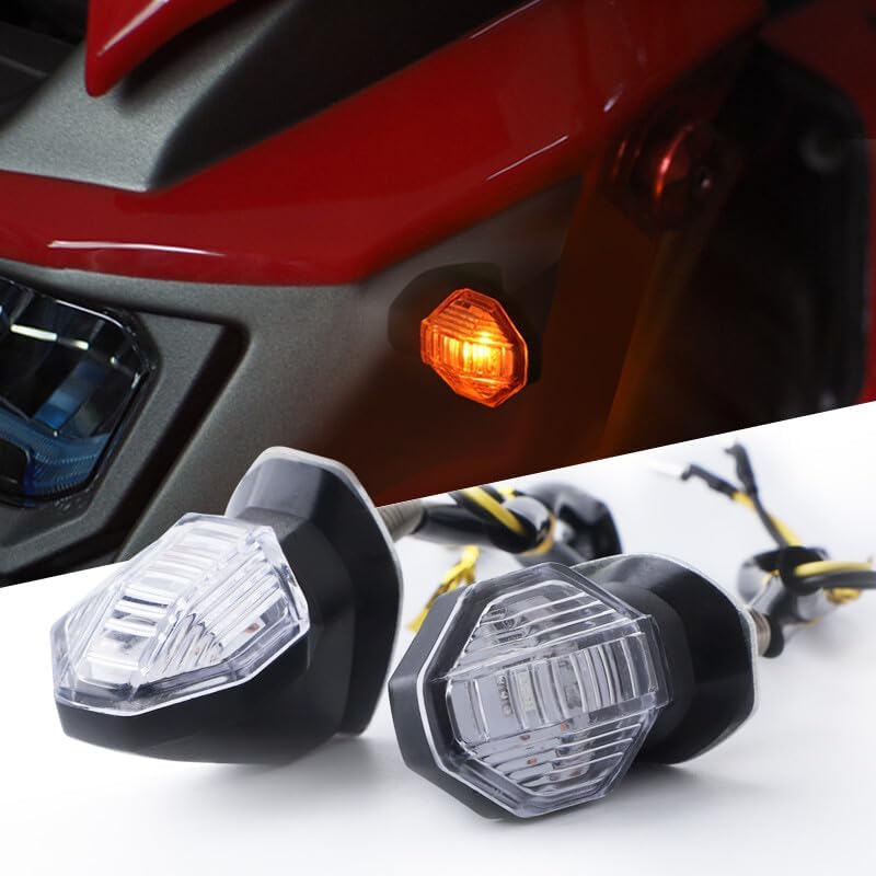 ya 7 8.24 baidi LED for Mini Motorcycle Turn Signal Indicator Blinker Amber Lights for Suzuki for Yamaha