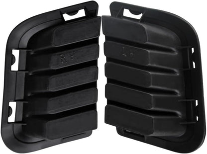 ya 9 10.24 Left and Right Front Foglight Covers for 2006 2007 2008 for Hyundai Sonata Black New
