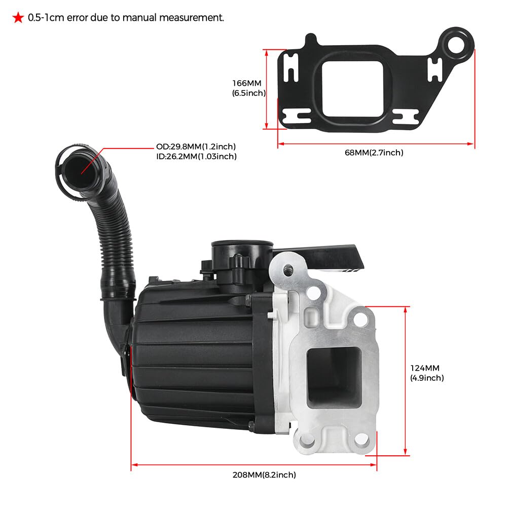 ya 5 8.24 baidi A4720107662 Crankcase Ventilation Separator for Detroit DD15 DD13 Engine 10-on