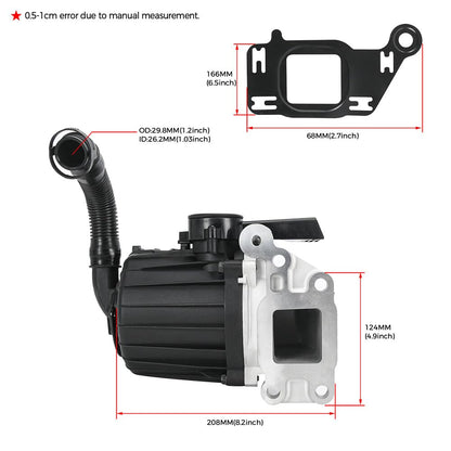 ya 5 8.24 baidi A4720107662 Crankcase Ventilation Separator for Detroit DD15 DD13 Engine 10-on