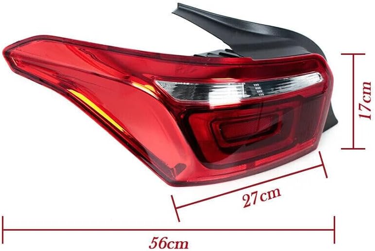 ya 10 9.16 zhengce 1Pcs for Citroen C-Elysee 2017 2018 Right LED Tail Light Brake Lamp Turn Si
