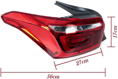 ya 10 9.16 zhengce 1Pcs for Citroen C-Elysee 2017 2018 Right LED Tail Light Brake Lamp Turn Si