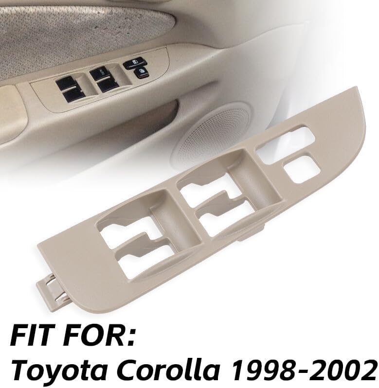 ya 10 9.16 baidi Master Power Window Switch Trim Cover Bezel Panel for Toyota for Corolla 1998¨C2002