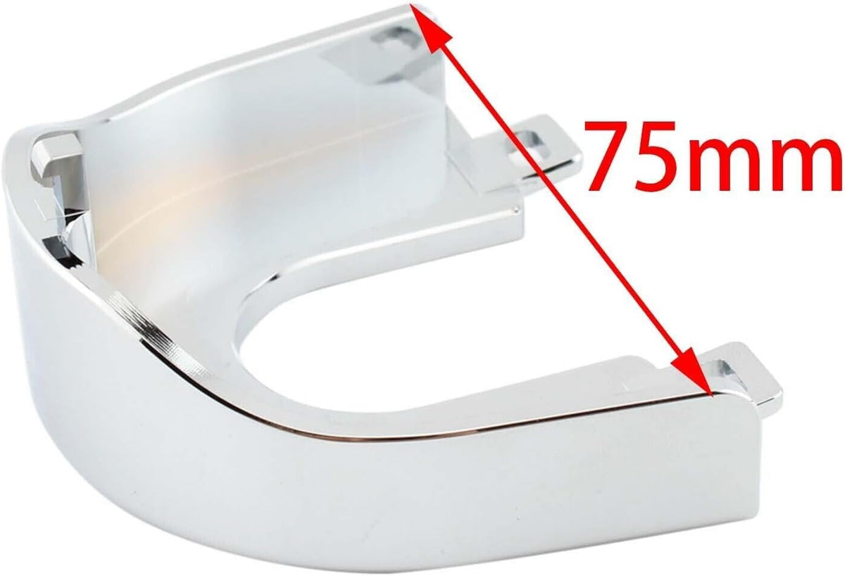 ya 23 10.7 baidi Chrome Aluminum Ignition Switch Panel Trim Cover for Harley Road Glide 15+ FLTR