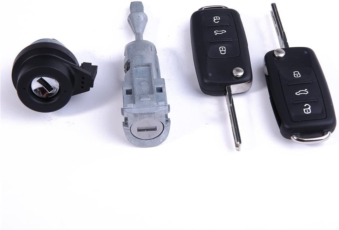 ya 11 9.14 baidiCar Lock & Key Set Fit for VW for Jetta MK6 MKVI 5C6800375
