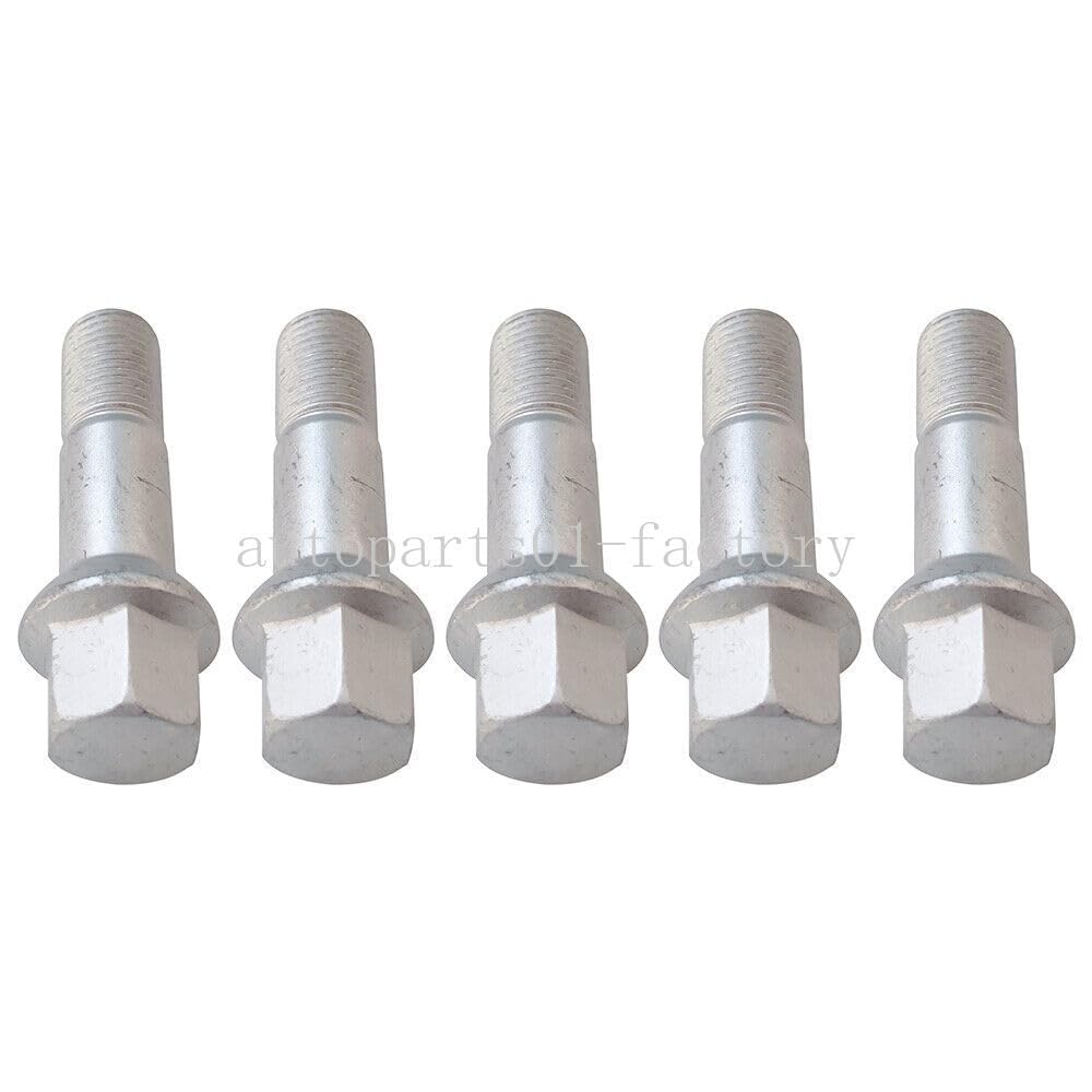 ya 28 10.13 zhengce 5PCS Wheel Lug Bolts Nuts Kit for Mercedes-Benz W220 W204 W164 W251 000990