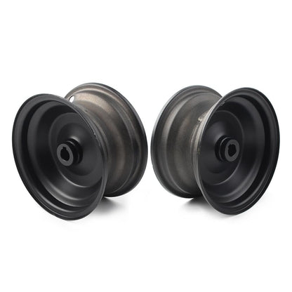 ya 4 8.8.2 2Pcs 6 145/70-6 in Wheel Rim Black for Go Kart Off-Road Dirt Pit Bike