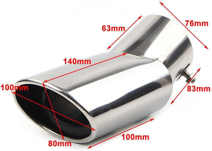 ya 14 9.20 zhengce Blue Steel Car Muffler Tip Tail Pipe for Toyota Highlander 2014-2021-1