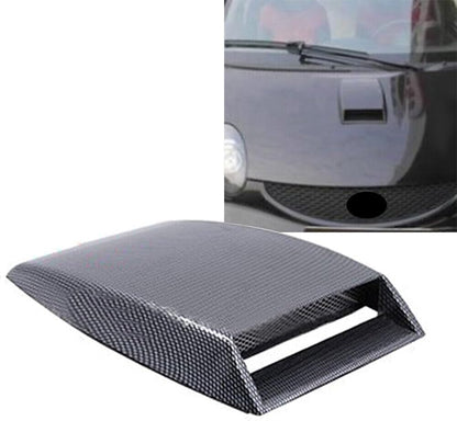 ya 4 8.14 Car Universal Air Flow Intake Scoop Bonnet Hood Vent Decoration Cover Carbon