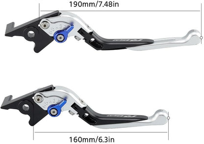 ya 4 8.14 Adjustable Folding Extendable Clutch Brake Lever Kit for Yamaha YZF R15M 2022-24