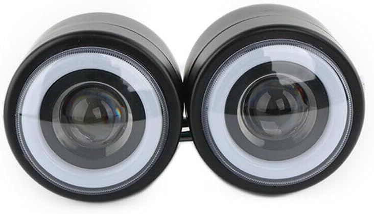 ya 4 8.14 Black double lights motorcycle double lights universal suitable for Harley for Honda 