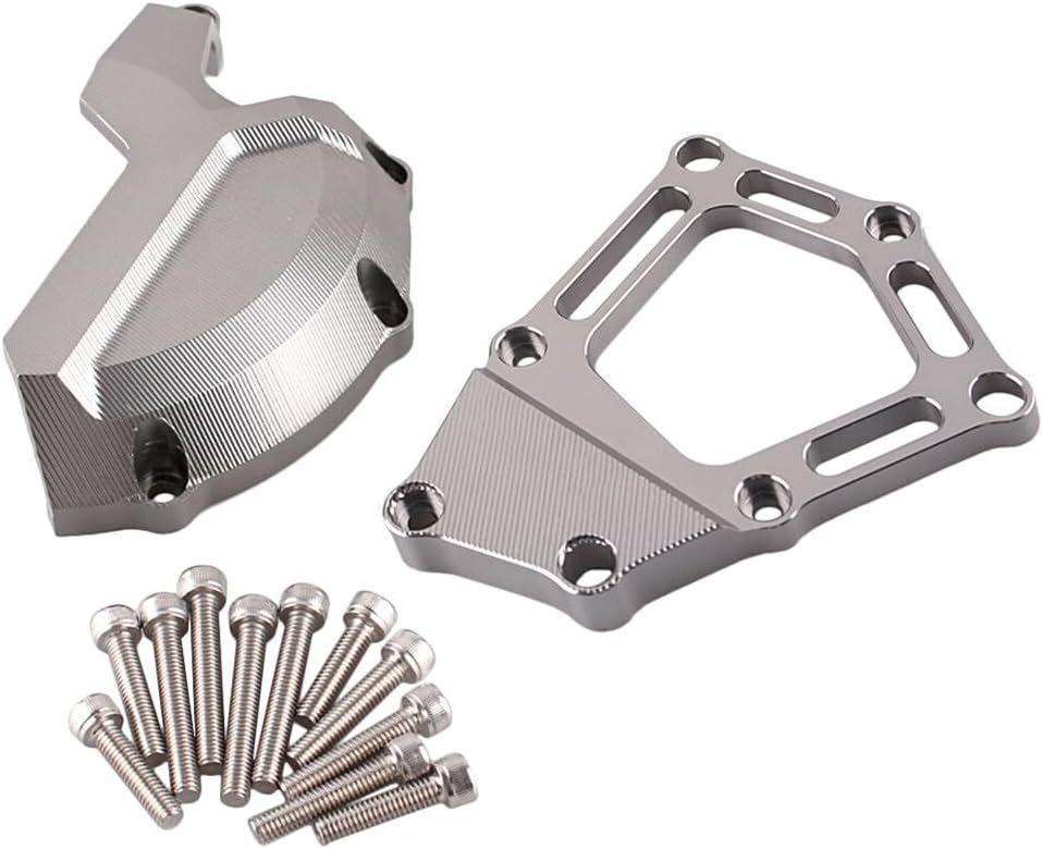 ya 2 8.15 Engine Stator Starter Cover Slider Protector Set for BMW S1000RR 2009-2014 Grey