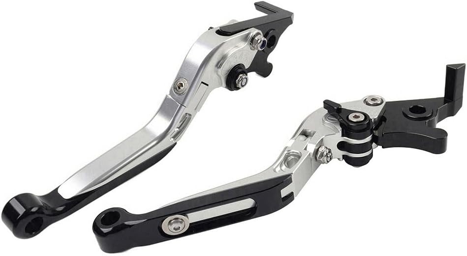 ya 10 9.16 zhengce CNC Folding Extendable Brake Clutch Levers for Honda CBR125R CBR150R Silver