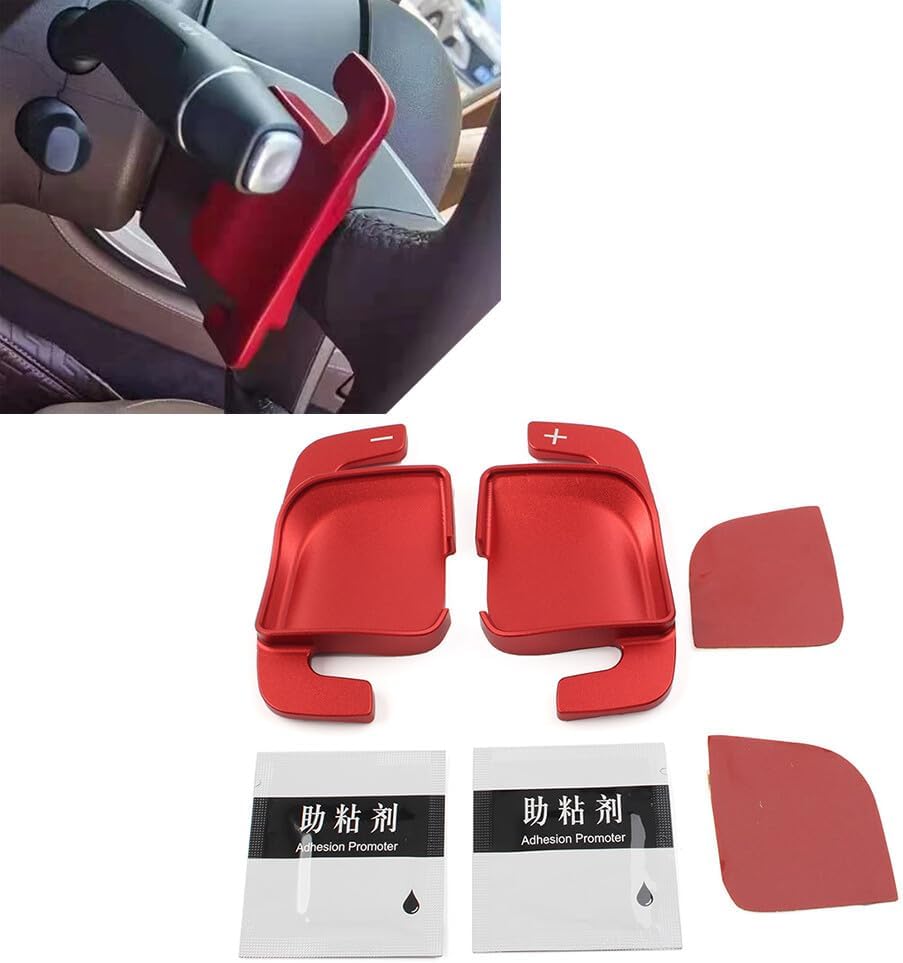 ya 4 8.8.2 for Mercedes-Benz C/E/S-Class Red Steering Wheel Shift Paddle Shifter Extension