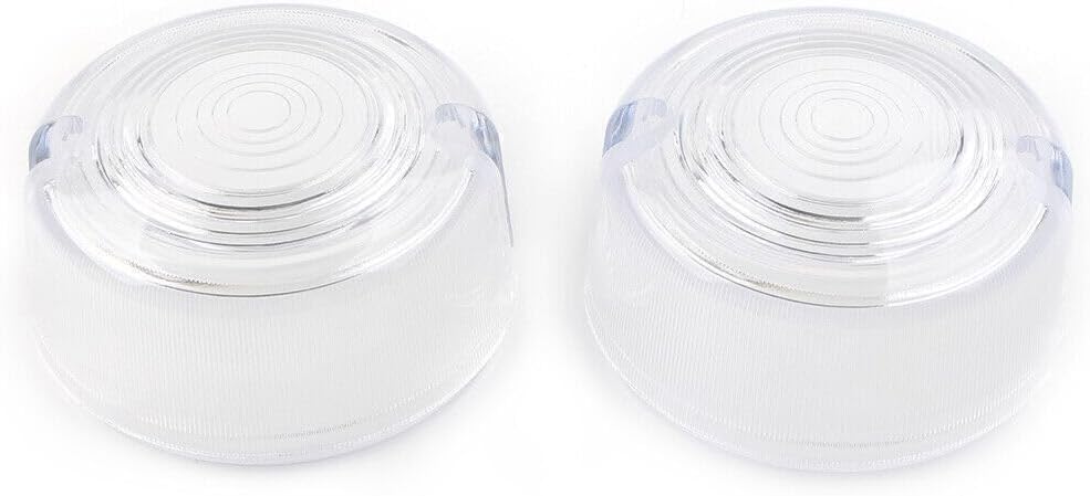 ya 4 8.8.2 for Harley Dyna FXD FXR Sportster XLH 883 1200 FXST 2x Turn Signal Lens Cover