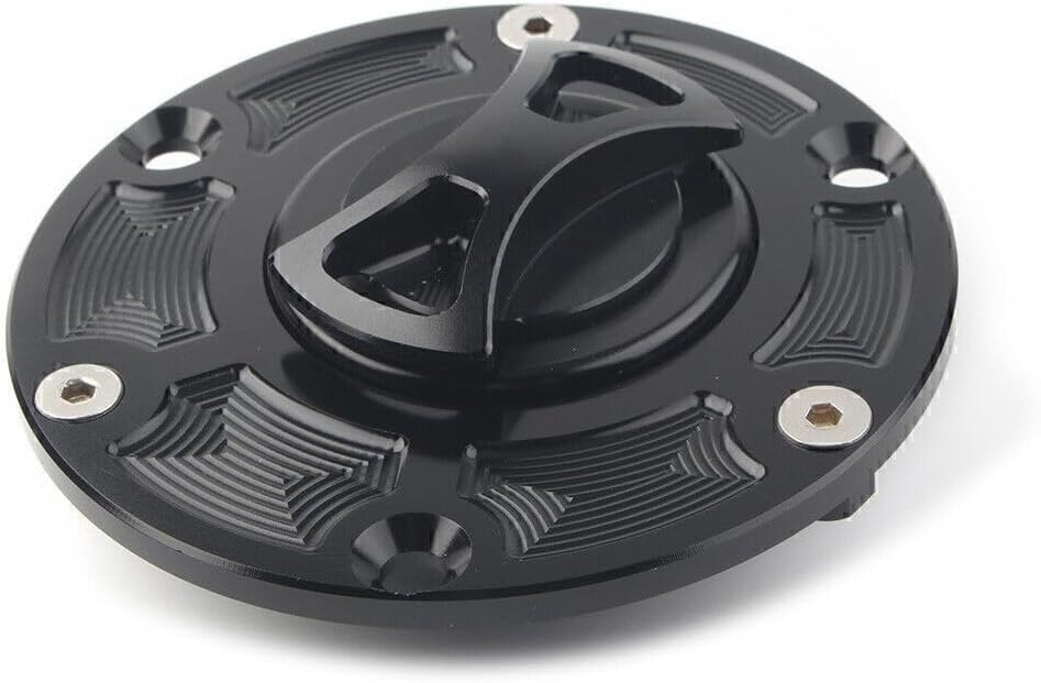 ya 9 10.24 Fuel Gas Tank Cap Cover Fit Aprilia RS125/RS250 RSV1000 Tiger 800 1050 Black