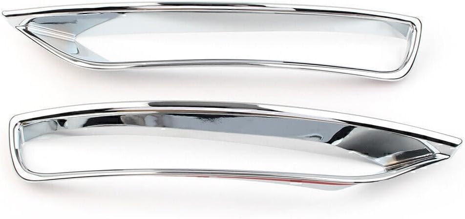 ya 4 8.14 Chrome Rear Fog Light Lamp Cover Trim for Subaru forester 2013-2018 ABS 2pcs