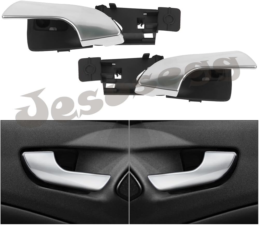 ya 9 10.24 Set of 2 Front R+L Side Interior Door Handle for Alfa Romeo Giulietta 2010-19