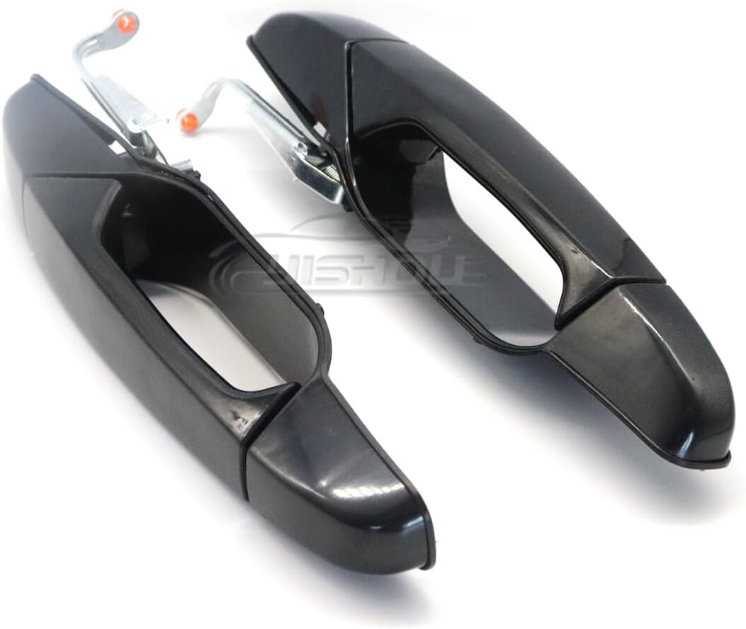 ya 10 9.16 baidi Front & Rear Set of 4 Black Door Handle for Chevy for GMC Tahoe for Yukon for Sierra 07-14