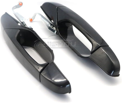 ya 10 9.16 baidi Front & Rear Set of 4 Black Door Handle for Chevy for GMC Tahoe for Yukon for Sierra 07-14