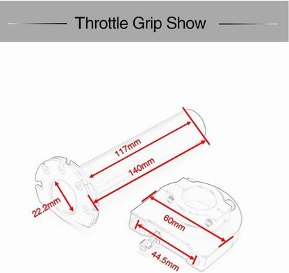 ya 11 9.14 baidiAluminum Twist Throttle Grip with Cable Set for Pit Bike 50cc 110cc 125cc