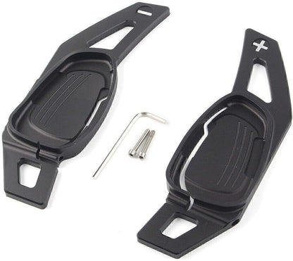 ya 15 10.19 zhengce for Audi A5/S5/SA5 2016 Black 2X Steering Wheel Shift Paddle Shifter Trim C