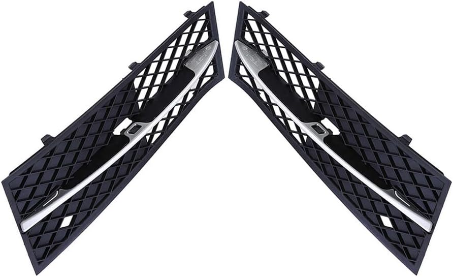 ya 2 8.15 1 Pair Front Lower Bumper Grille for BMW 5 Series F10 F11 2010-2013