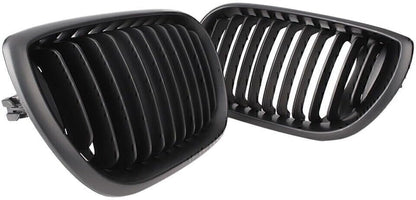 ya 2 8.15 Front Grille (Left & Right) for BMW 3-Series E46 Touring 4-Door 2002-05 Facelift