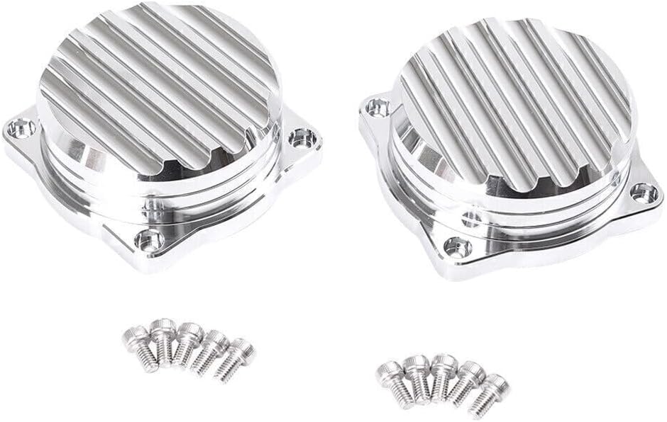 ya 2 8.15 2x Silver Carburetor Cover Ripple Sliver Fit Sc for Ram bler/Thruxt 900 08-15