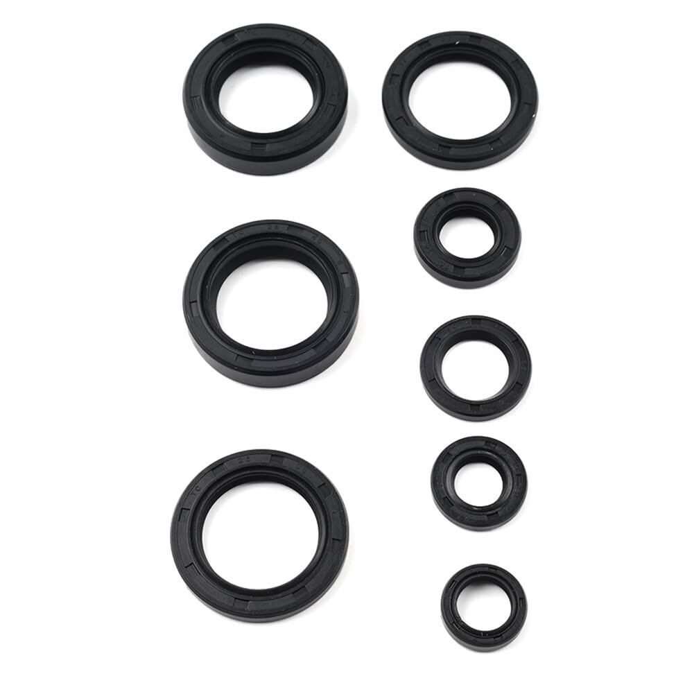 ya 13 9.15 baidi Engine Oil Seal Kit 8Pcs for Yamaha DT125 DT175 MX125 MX175 IT175 YZ125 1974-83