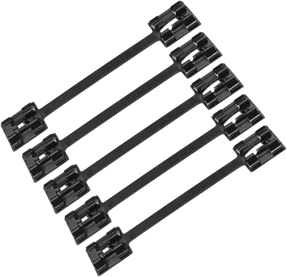ya 5 8.10 5X for Astra for Corsa Vectra Zafira 1995-2014 Sill Strip Mounting Holder Clip Black