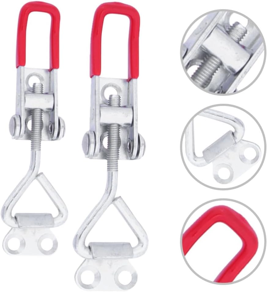 ya 26 10.21 baidi 6 Pcs Heavy Duty Hin Clip Adjustable Latch Toggle Clamp Latches