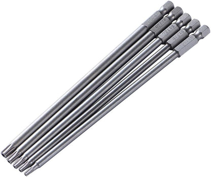 ya 26 10.21 baidi 5 Pcs Tool Wrench Drill Bit Set Special-shaped Screwdrivers Star Bits