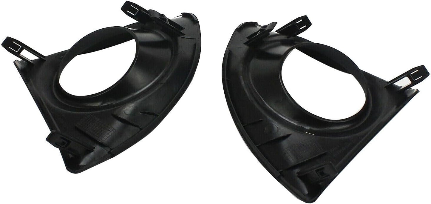 ya 3 8.24 baidi One pair of front bumper fog lamp protector frame decoration for Toyota Corolla Axio 2013-2015